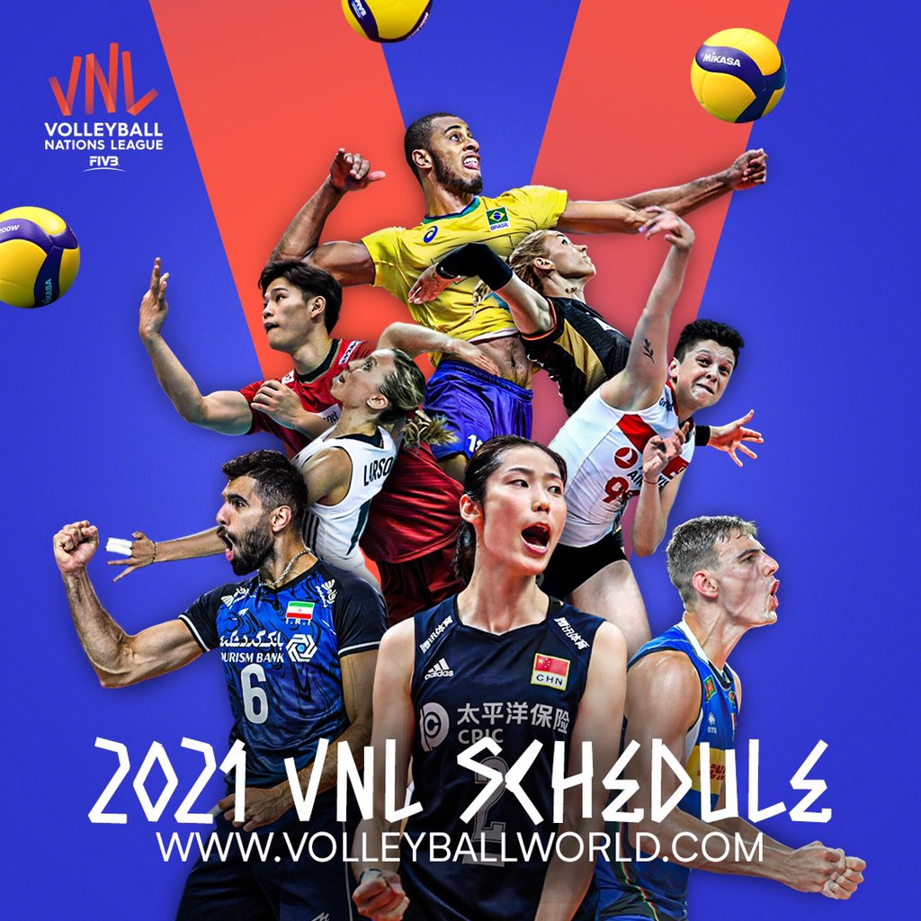 Il calendario della Volleyball Nations League Federvolley